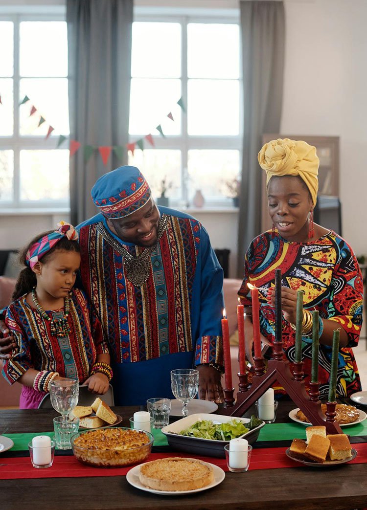 Preparing for Kwanzaa celebration